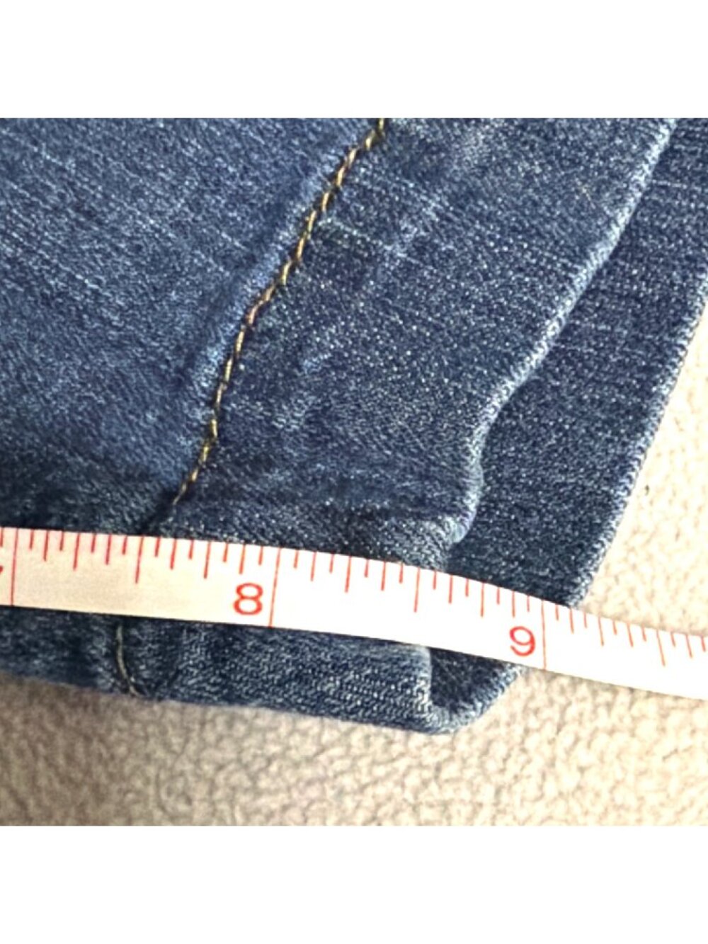 Sonoma Life + Style Womens Blue Denim Bermuda Shorts Size 14 Cotton Blend - Picture 6 of 6